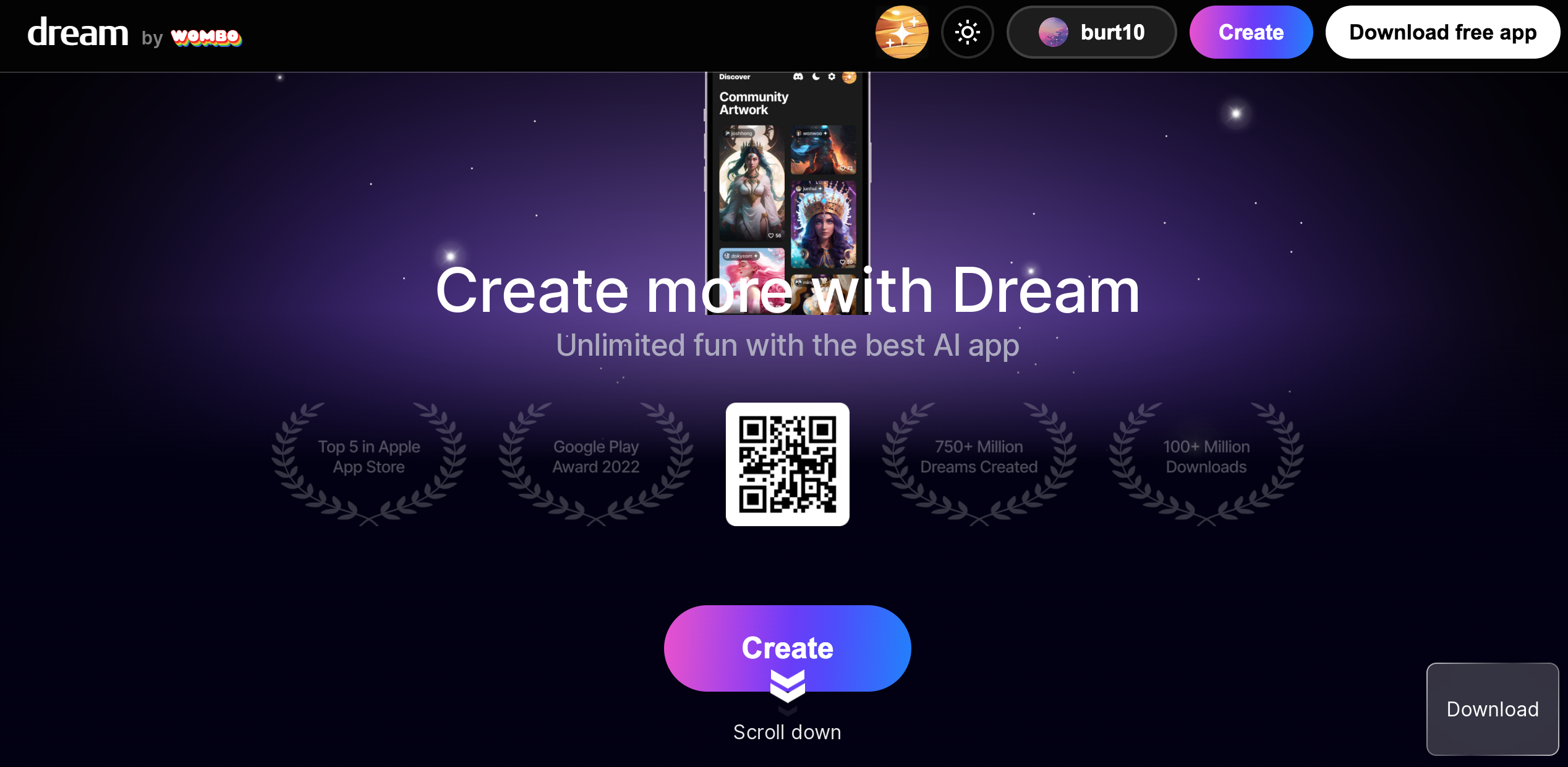 WOMBO Dream: AI-Powered Art Creation