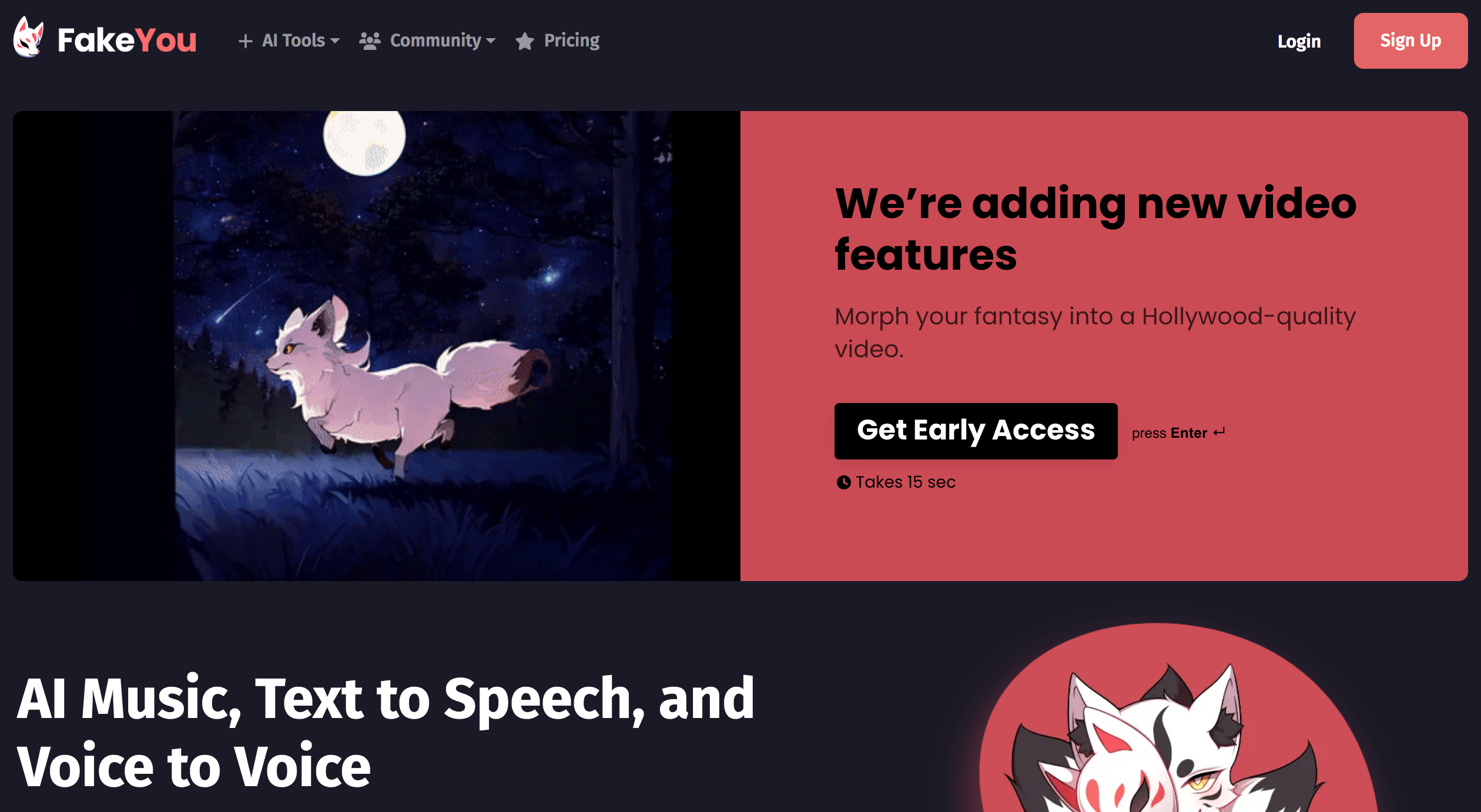 FakeYou: Cartoon and Celebrity Text to Speech