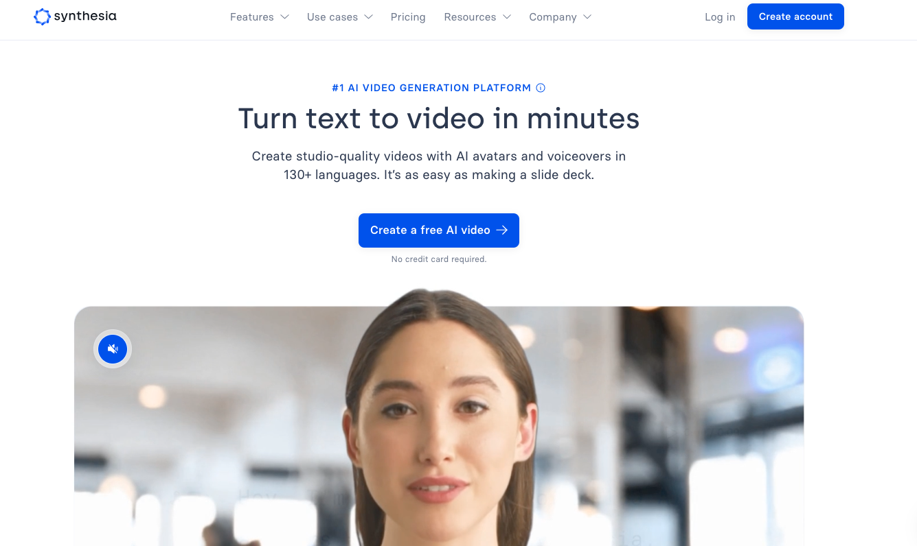 Synthesia – AI Video Generation Platform